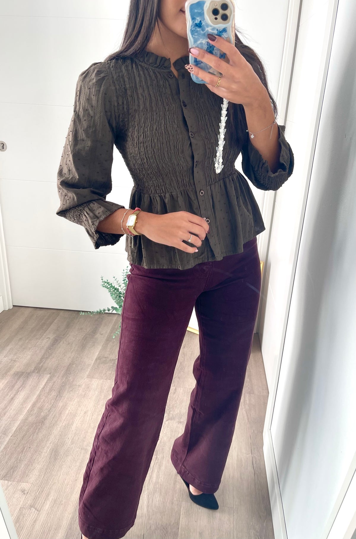 Blusa Inma Marron