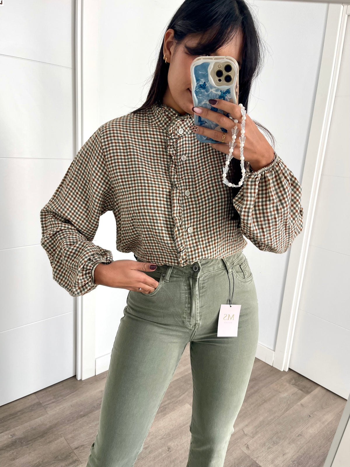Camisa de Cuadros Verde