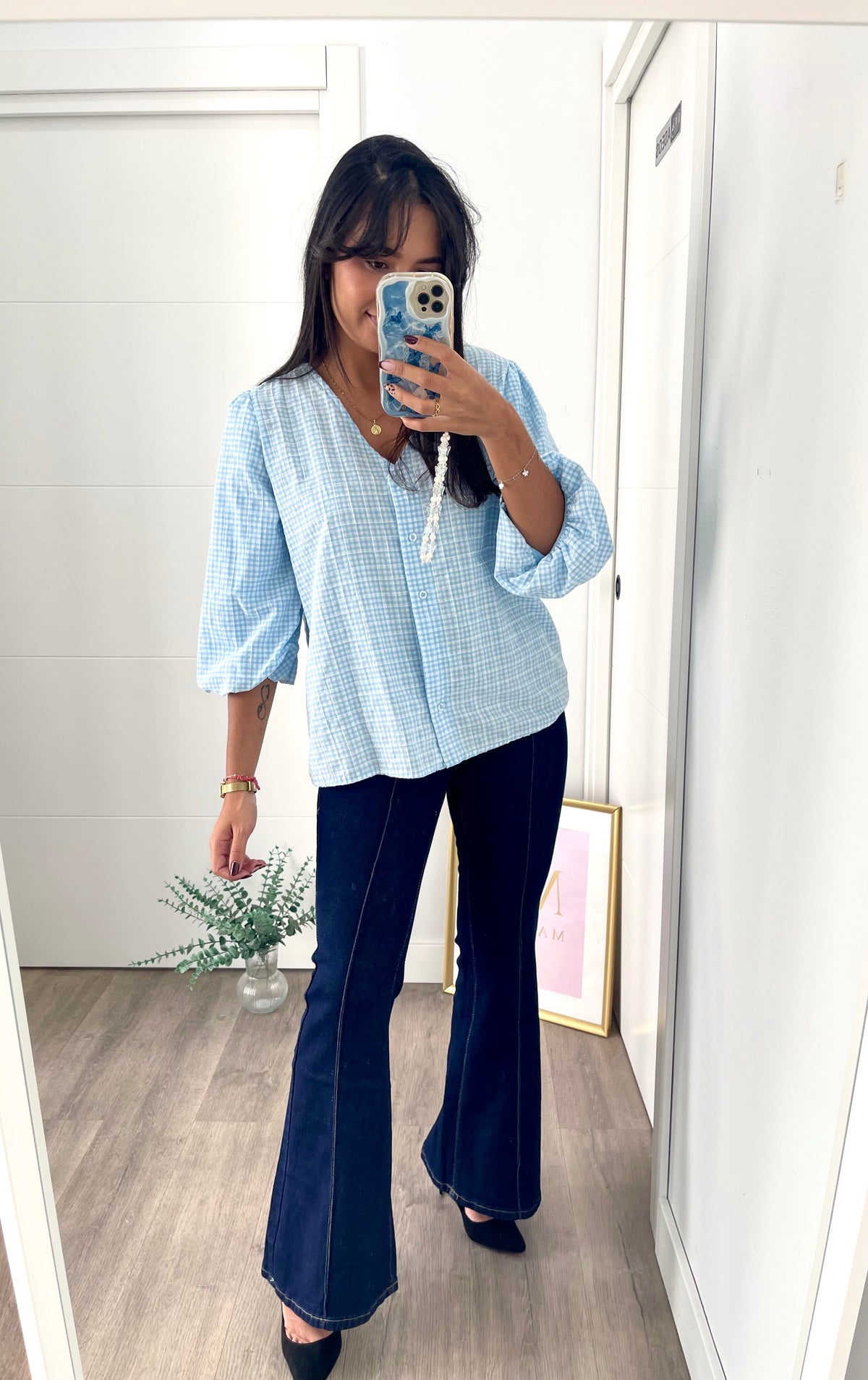 Blusa Sofia Celeste
