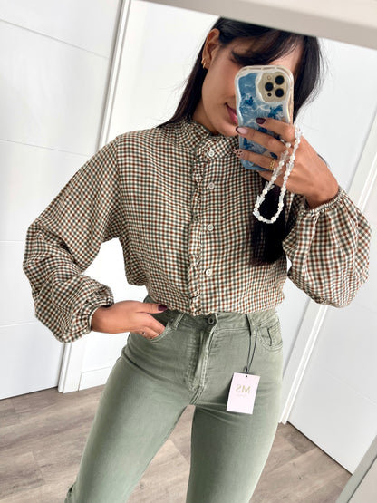 Camisa de Cuadros Verde
