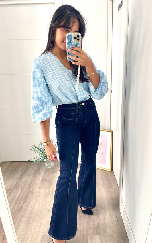 Blusa Sofia Celeste
