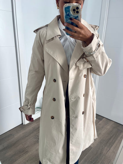 Gabardina Crema
