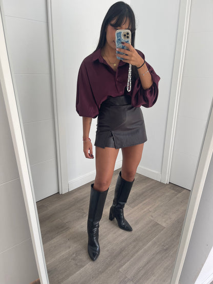 Falda Pantalón Polipiel
